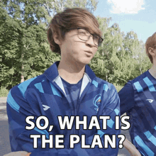 So What Is The Plan Steven Liv GIF - So What Is The Plan Steven Liv Hans Sama GIFs