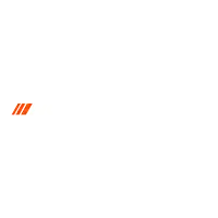a white background with three orange lines on it .