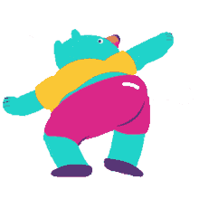 dancing bear happy so funny thats hilarious