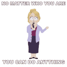 no matter who you are you can do anything south park board girls s23e7 positive message