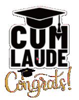 Graduate Cum Laude Sticker
