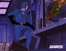 Kick Cobra Commander GIF - Kick Cobra Commander Lady Jaye GIFs