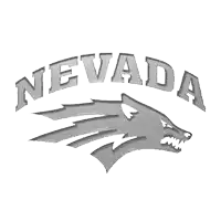 a logo for nevada with a wolf head