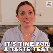 Its Time For A Taste Test Emily Brewster GIF - Its Time For A Taste Test Emily Brewster Food Box Hq GIFs