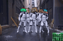 space toadz dance star wars storm troopers