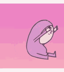 pink guy cute rolling spinning roll