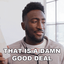 That Is A Damn Good Deal Marques Brownlee GIF - That Is A Damn Good Deal Marques Brownlee It'S A Bargain GIFs