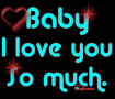 Baby I Love You So Much Red Sparkles GIF - Baby I Love You So Much Baby I Love You Red Sparkles GIFs