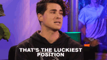 Thats The Luckiest Position Anthony Padilla GIF - Thats The Luckiest Position Anthony Padilla That Is Great Strategy GIFs