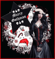 Gothic Goth Christmas GIF - Gothic Goth Christmas Christmas GIFs