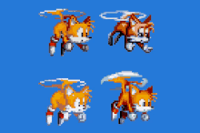 sonic fox tails four flying foxes