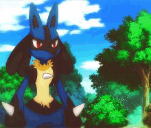 Lucario Celebrating GIF - Lucario Celebrating When I See My Bestfriend GIFs