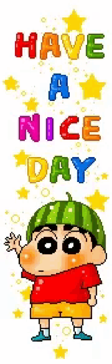 Shinchan Have A Nice Day GIF