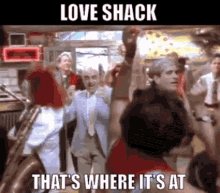 b52s love shack thats where its at new wave 80s music