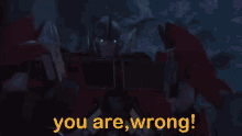 You Are Wrong Fight Me GIF - You Are Wrong Fight Me Optimus Prime GIFs