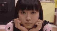 akb48 serious stare straight face bored