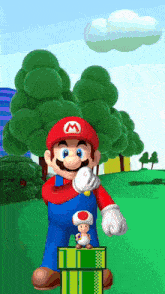 Mario Toad GIF - Mario Toad Animation GIFs