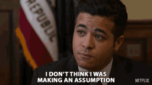 I Dont Think I Was Making An Assumption Im Sure GIF - I Dont Think I Was Making An Assumption Im Sure Positive GIFs