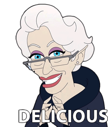Delicious Rita St Swithens Sticker - Delicious Rita St Swithens Big Mouth Stickers