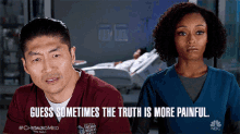 Guess Sometimes The Truth Is More Painful Brian Teen GIF - Guess Sometimes The Truth Is More Painful Brian Teen Yaya Dacosta GIFs