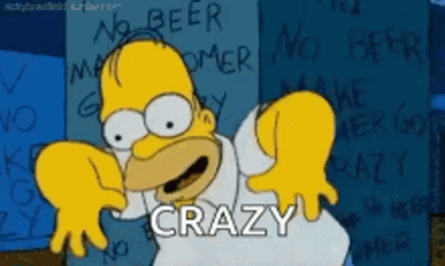 Homer Simpson Go Crazy GIF - Homer Simpson Go Crazy Going Crazy
