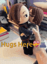 Hugs Aidan Doll GIF - Hugs Aidan Doll Aidan Dolls Hug GIFs
