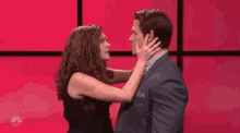 Love At First Sight GIF - Kiss Snl Saturday Night Live GIFs