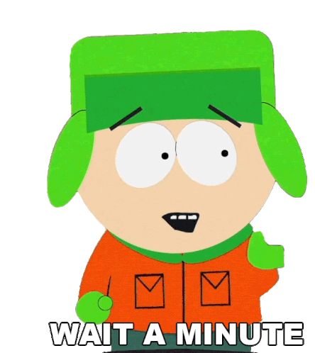 Wait A Minute Kyle Broflovski Sticker - Wait A Minute Kyle Broflovski South Park Stickers