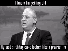 birthday getting old rodney dangerfield funny dance birthday cake