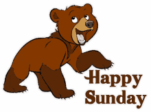 Happy Sunday GIF - Sunday Happy Sunday Cute Bear GIFs