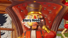 Blurry Noods Sniff GIF