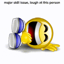Skill Issue Major Skill Issue GIF - Skill Issue Major Skill Issue Haha Emoji GIFs