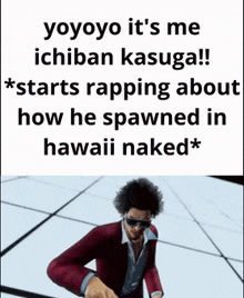 Ichiban Rapping GIF - Ichiban Rapping Yakuza GIFs