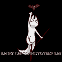 Racist Cat Slugcat GIF - Racist Cat Slugcat Rainworld GIFs