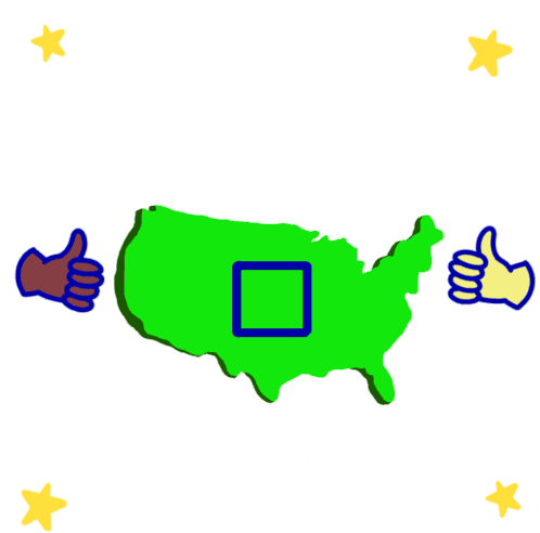 Thank You United States Work The Polls Sticker - Thank You United States United States Work The Polls Stickers