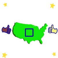 Thank You United States Work The Polls Sticker - Thank You United States United States Work The Polls Stickers