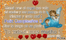 Angel Cumpleanos En El Cielo GIF - Angel Cumpleanos En El Cielo Happy Birthday GIFs