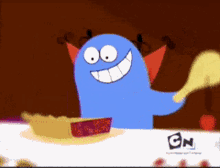 Bloo Fosters Home For Imaginary Friends GIF - Bloo Fosters Home For Imaginary Friends Pie GIFs