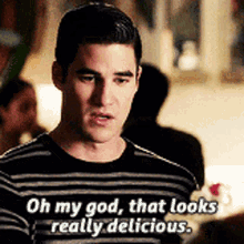 Glee Blaine Anderson GIF - Glee Blaine Anderson Oh My God GIFs