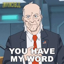 You Have My Word Cecil Stedman GIF - You Have My Word Cecil Stedman Invincible GIFs