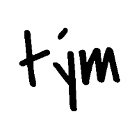 a black and white logo for a company called top
