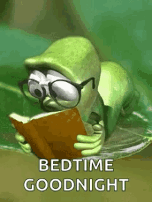 Reading Book Worm GIF