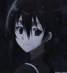 Kurome Raining GIF