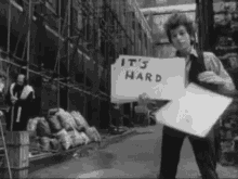 Bob Dylan Its Hard GIF - Bob Dylan Its Hard Subterranean Homesick Blues GIFs