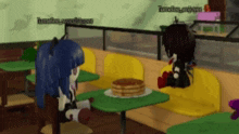 Pancakes Become Fumo GIF - Pancakes Become Fumo Fumo Spin GIFs