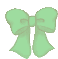 Bow Green Sticker