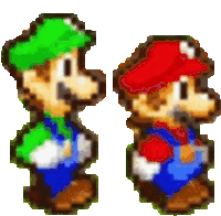 Mario Mario And Luigi Sticker - Mario Mario And Luigi Superstar Saga Stickers