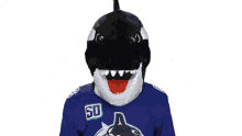 vancouver canucks fin the whale canucks nhl covering eyes