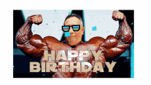 Happy Birthday Muscle GIF - Happy Birthday Muscle Flex GIFs