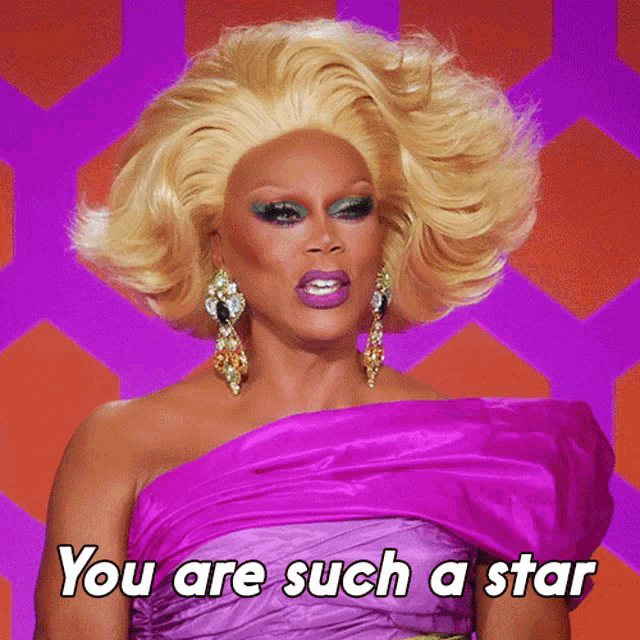 You Are Such A Star Rupaul GIF - You Are Such A Star Rupaul Rupauls Drag Race All Stars GIFs